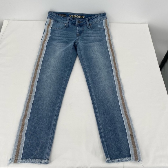 VIGOSS Girls Size 12 The Austin Ankle Skinny Stretch‎ Jeans Adjustable - Picture 2 of 10